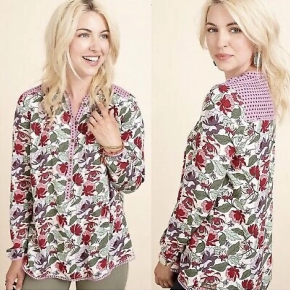 Matilda Jane Dusk or Dawn Long Sleeve Top Size‎ Medium